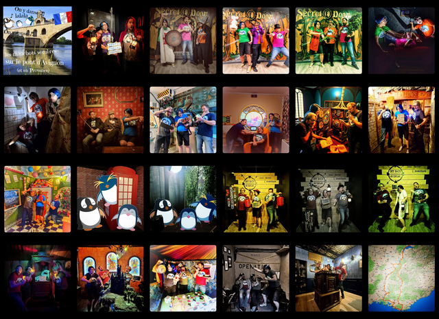 Pingouins Ténébreux, en Provence